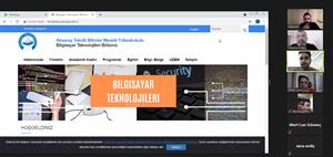 Bölüm Öğrencilerimizle Online Yaz Stajı Toplantısı Yapıldı