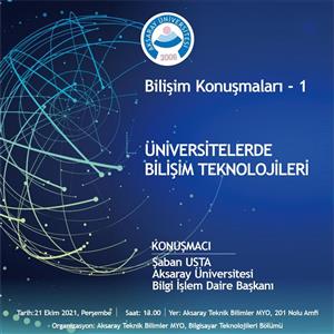 Bilişim Konuşmaları Etkinlikleri Başladı